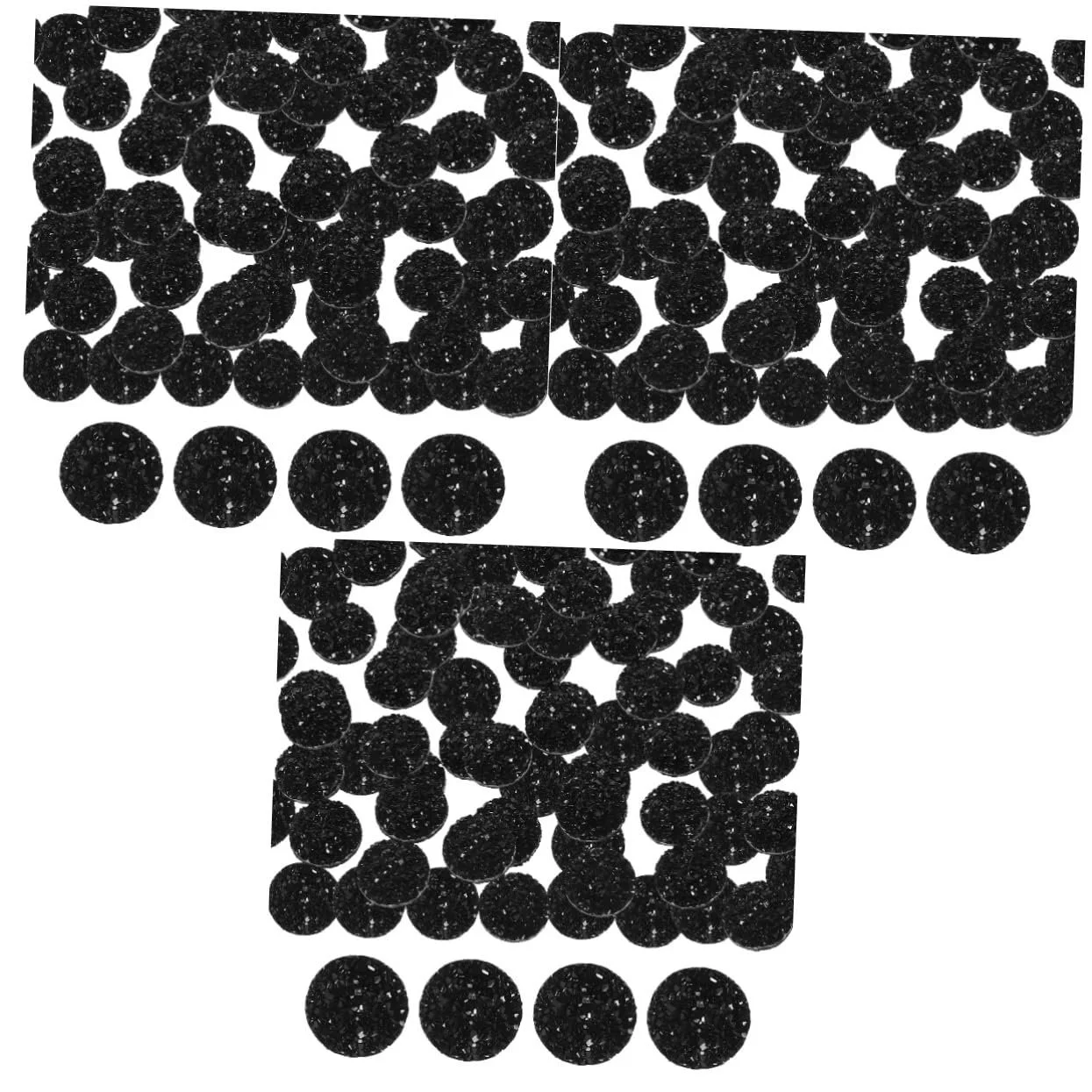 Стрази Healvian 300 шт. Плоскі блискучі прикраси для ювелірних виробів, рукоділля. Високоякісні блискучі кришталеві орнаменти для творчих проєктів, фото №1