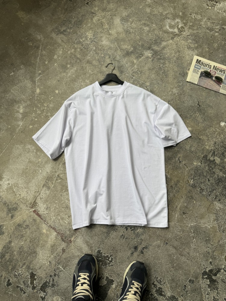 Комплект з двох оверсайз футболок біла та чорна RD372/RD373, фото №5