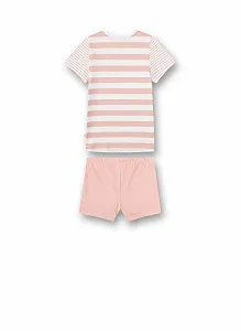 Комплект пижамы Sanetta для девочек Шорты Розовый synthetic.ua - Фото 1