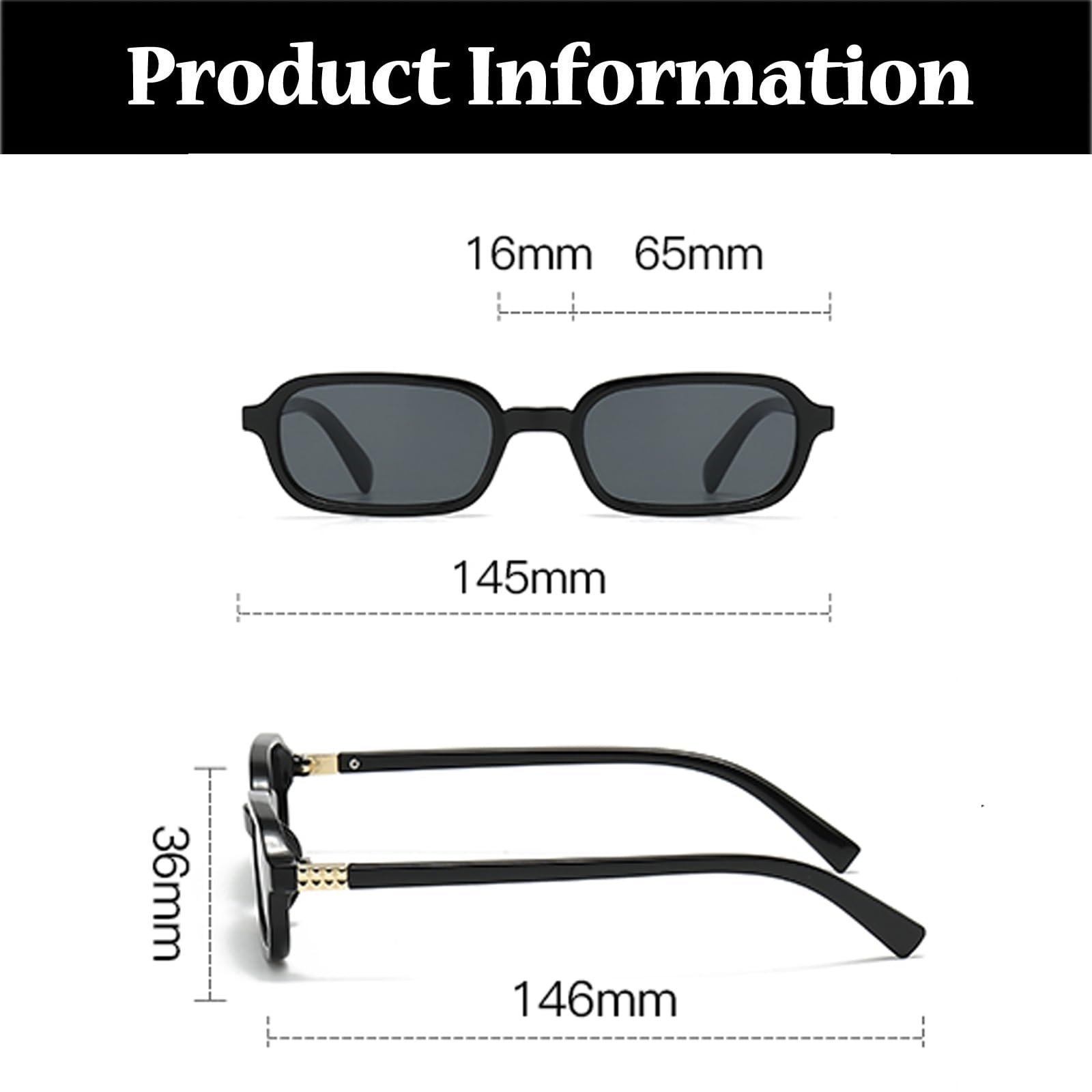 Вінтажні прямокутні сонцезахисні окуляри LJCZKA 90-х Маленькі квадратні Ретро, фото №3 Вінтажні прямокутні сонцезахисні окуляри LJCZKA 90-х Маленькі квадратні Ретро, фото №3