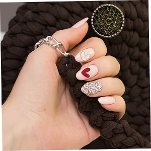 Прикраса для нігтів Серце (30 шт.) Металеві synthetic.ua - Фото 1