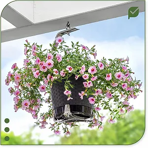 Тримач для підвісного квіткового горщика з нержавіючої сталі до 6 кг synthetic.ua - Фото 1