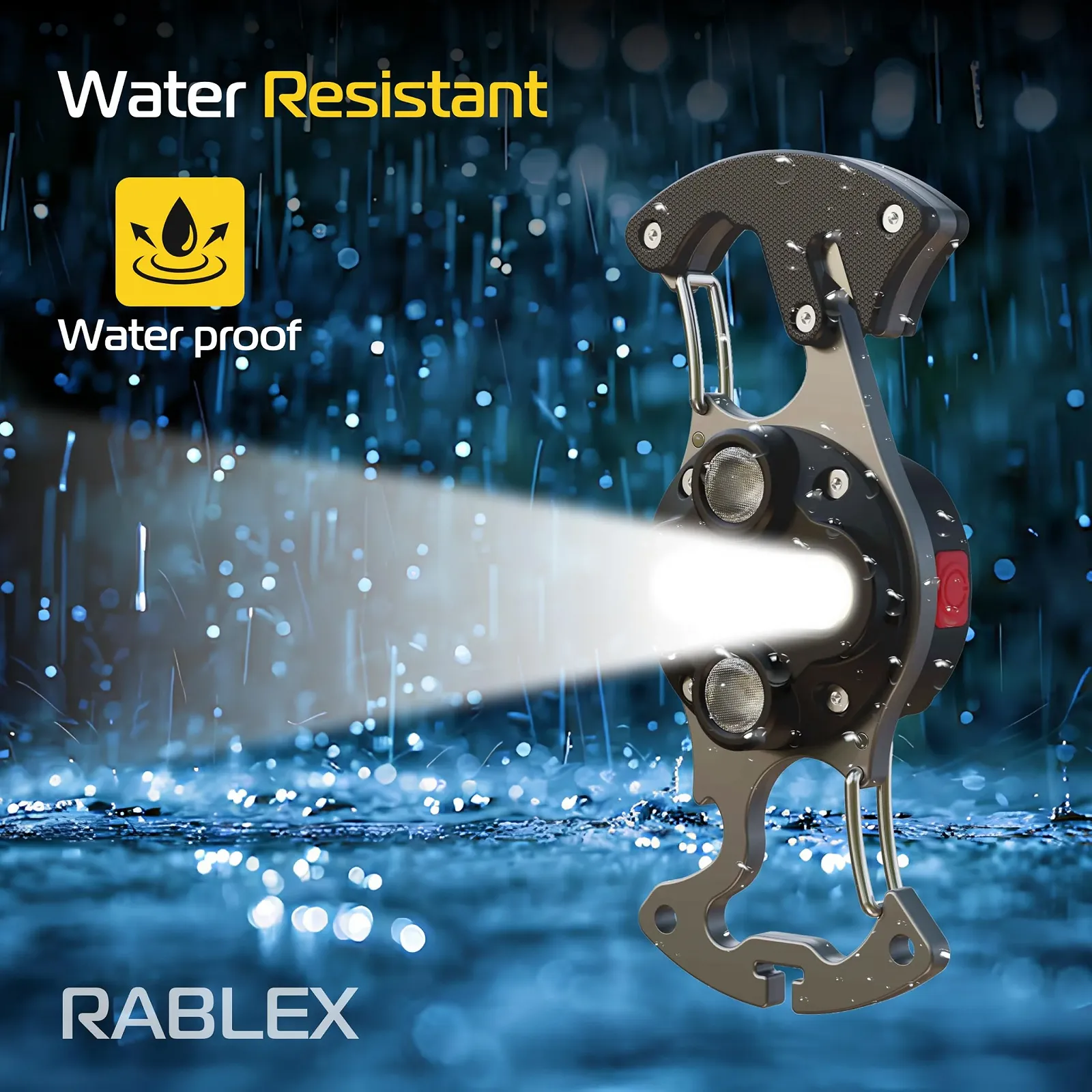 Міні LED робочий ліхтар RB564, 500 люмен, USB-C, 6 режимів освітлення та магнітна основа, фото №7