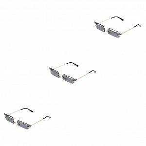 Сонцезахисні окуляри PACKOVE Без оправи 3 пари - Фото 1