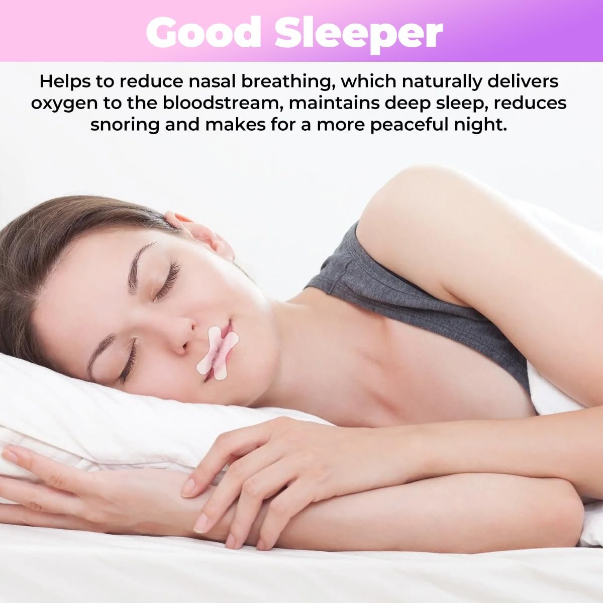 Смужки для рота (120 шт. в упаковці) від хропіння (Х-тип)., фото №5 Смужки для рота (120 шт. в упаковці) від хропіння (Х-тип)., фото №5