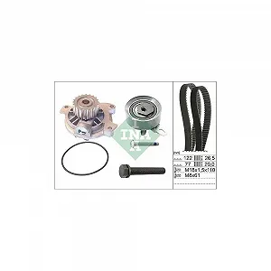 Водяной насос + комплект ремня ГРМ Schaeffler INA 530 0406 30 - Фото 1