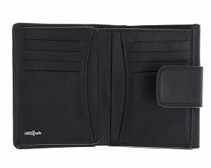 Гаманець Golden Head Polo RFID Шкіряний 12 см, чорний, Повсякденний synthetic.ua - Фото 1