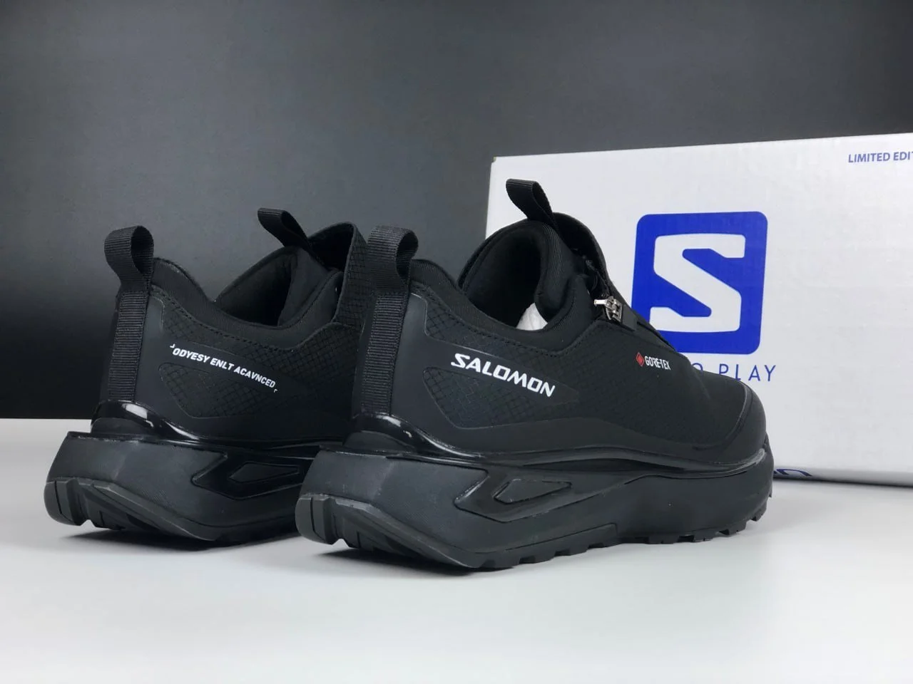 Чоловічі термо кросівки Salomon Odyssey Gore-Tex чорні осінь зима, фото №3 Чоловічі термо кросівки Salomon Odyssey Gore-Tex чорні осінь зима, фото №3