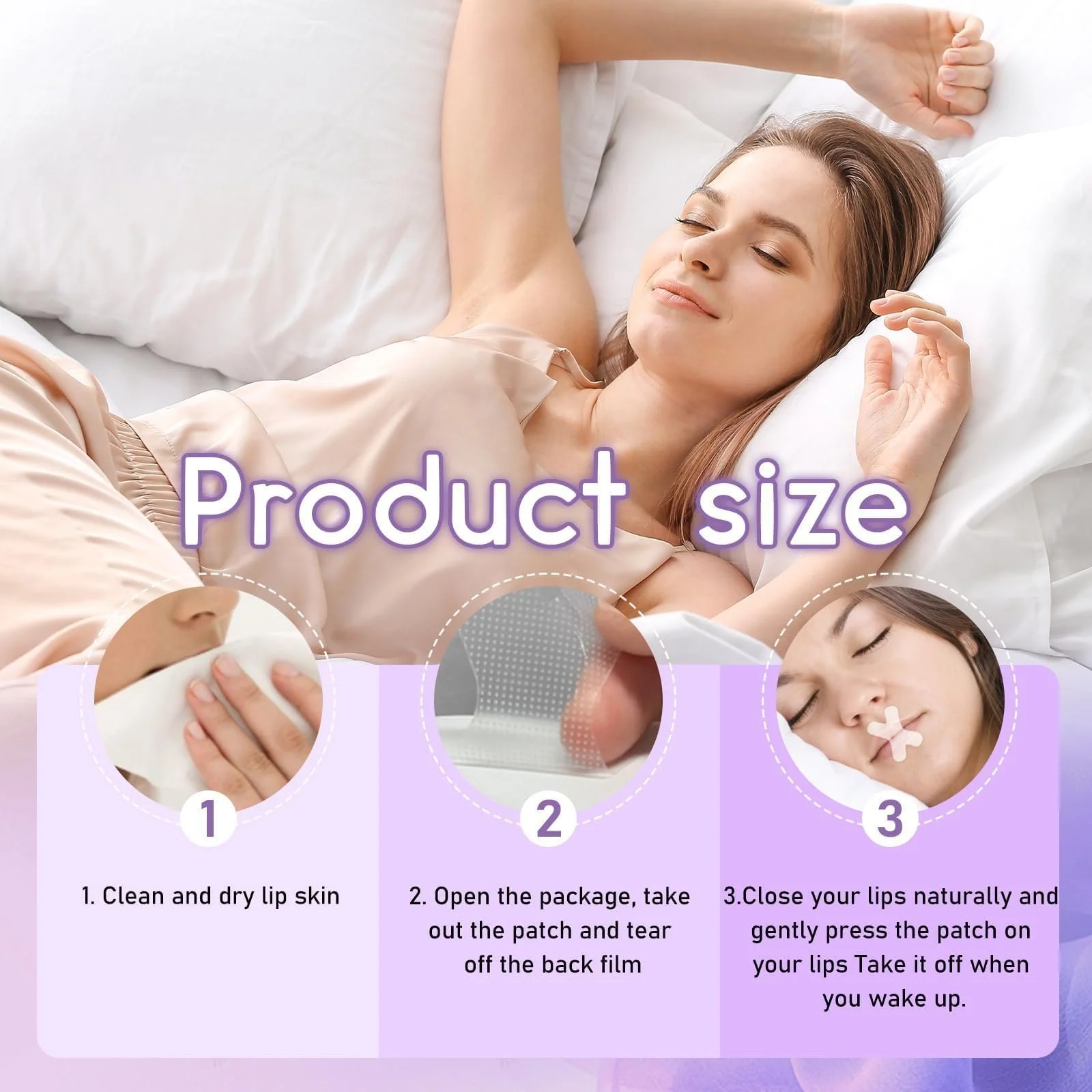 Пластыри для рта для сна, 120 шт., фото №3