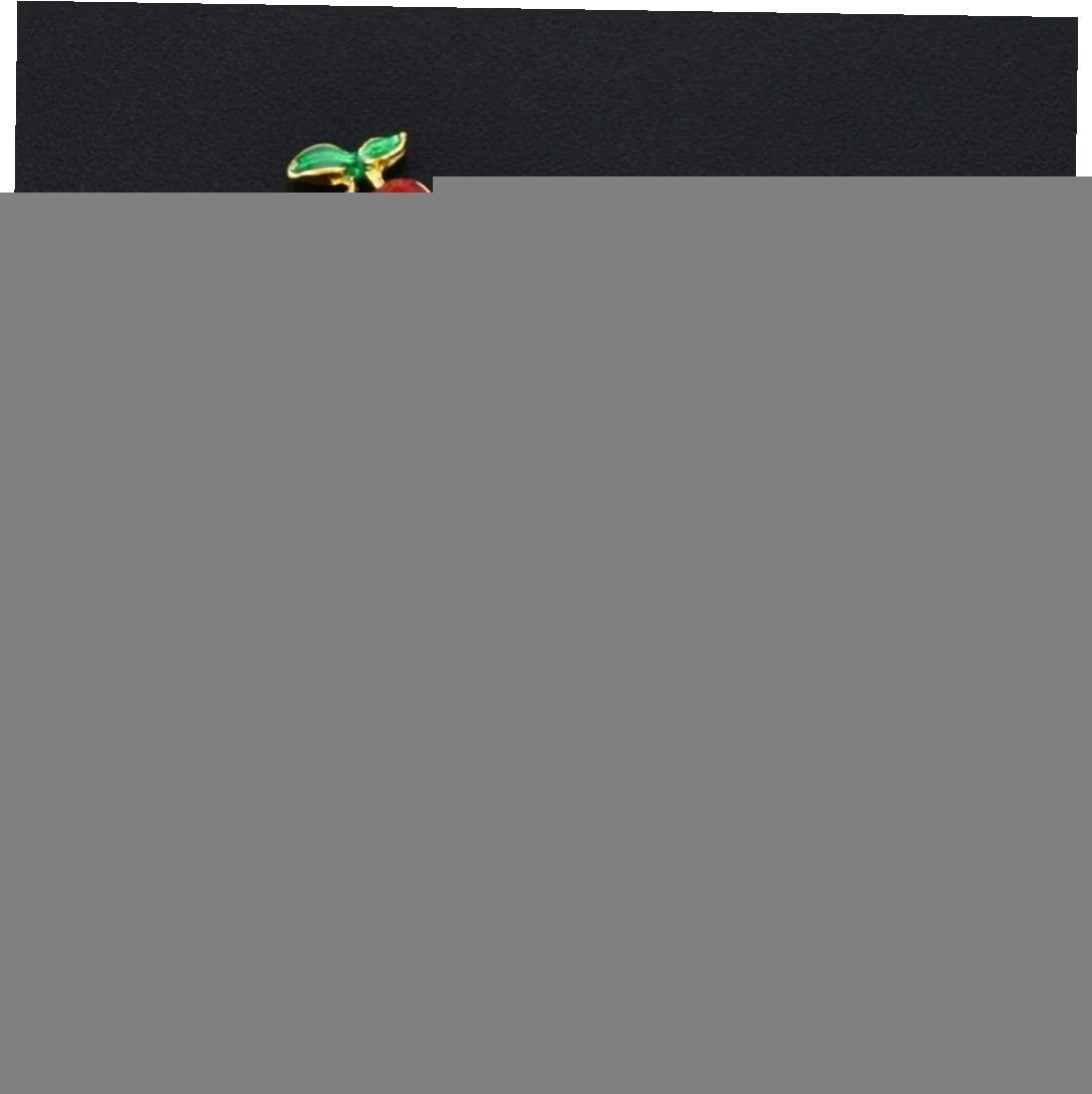 3D украшения для ногтей 10 штук Стразы в форме вишни, Милые блестящие аксессуары для ногтей для женщин и девушек, фото №5