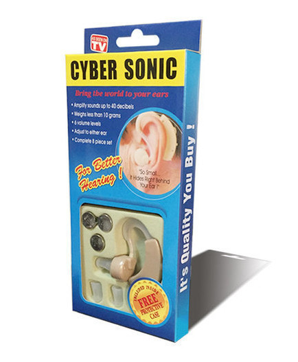 Слуховой аппарат Ciber Sonic Brown усилитель звука, фото №3