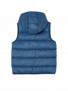 Жилет Vertbaudet для хлопчиків стьобаний з капюшоном і переробленого матеріалу synthetic.ua - Фото 1