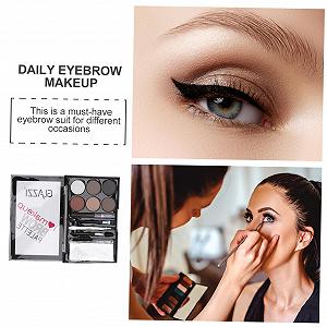 Набор Augenbrauenpinsel Augenbrauenpuder Pomade Sechs Farben synthetic.ua - Фото 1