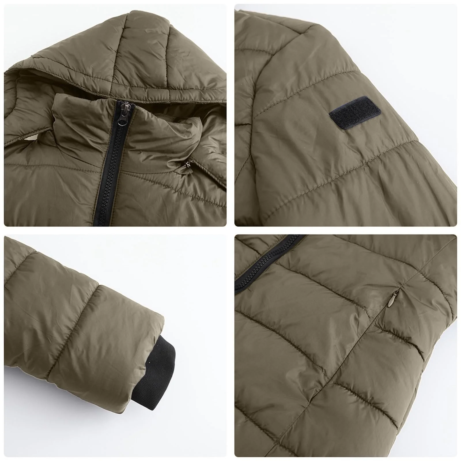 Куртка SRZYMJ Тедді з штучного хутра, зимова, коротка, сіра, фото №5 Куртка SRZYMJ Тедді з штучного хутра, зимова, коротка, сіра, фото №5