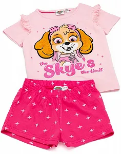 Пижама PAW PATROL для девочек Розовая футболка с короткими рукавами и шорты цена на synthetic.ua - Фото 1 Пижама PAW PATROL для девочек Розовая футболка с короткими рукавами и шорты synthetic.ua - Фото 1