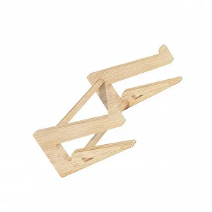 Подставка Деревянная HOMSFOU Регулируемая по высоте для ноутбуков, Способствует здоровой осанке - Фото 1