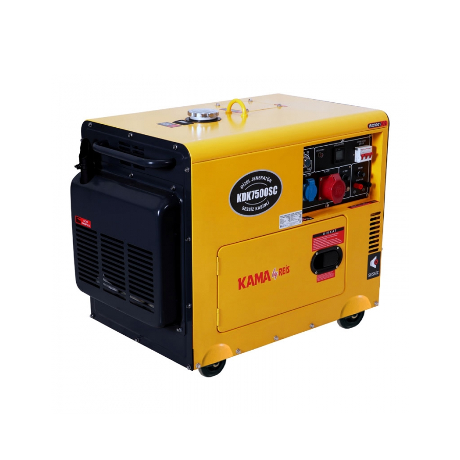 Генератор дизельний KDK7500SC 6.9KVA, однофазний 230V об'єм 14.5л, фото №1 Генератор дизельний KDK7500SC 6.9KVA, однофазний 230V об'єм 14.5л, фото №1
