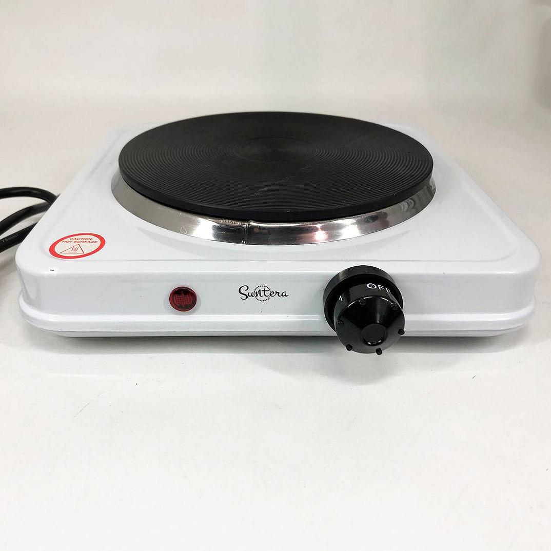 Плита электрическая Suntera SP-1930, электроплита 1 комфорка кухонна Цвет белый ws31978, фото №4