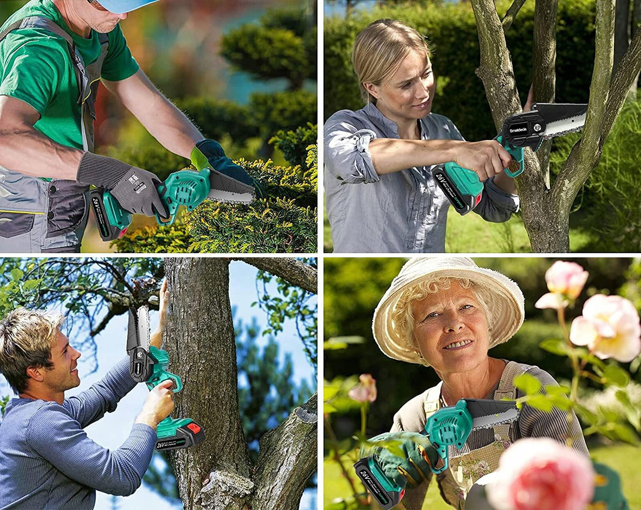 Аккумуляторная цепная мини пила Kraft&Dale 4 дюйма 21 В KD10622, фото №5 Аккумуляторная цепная мини пила Kraft&Dale 4 дюйма 21 В KD10622, фото №5