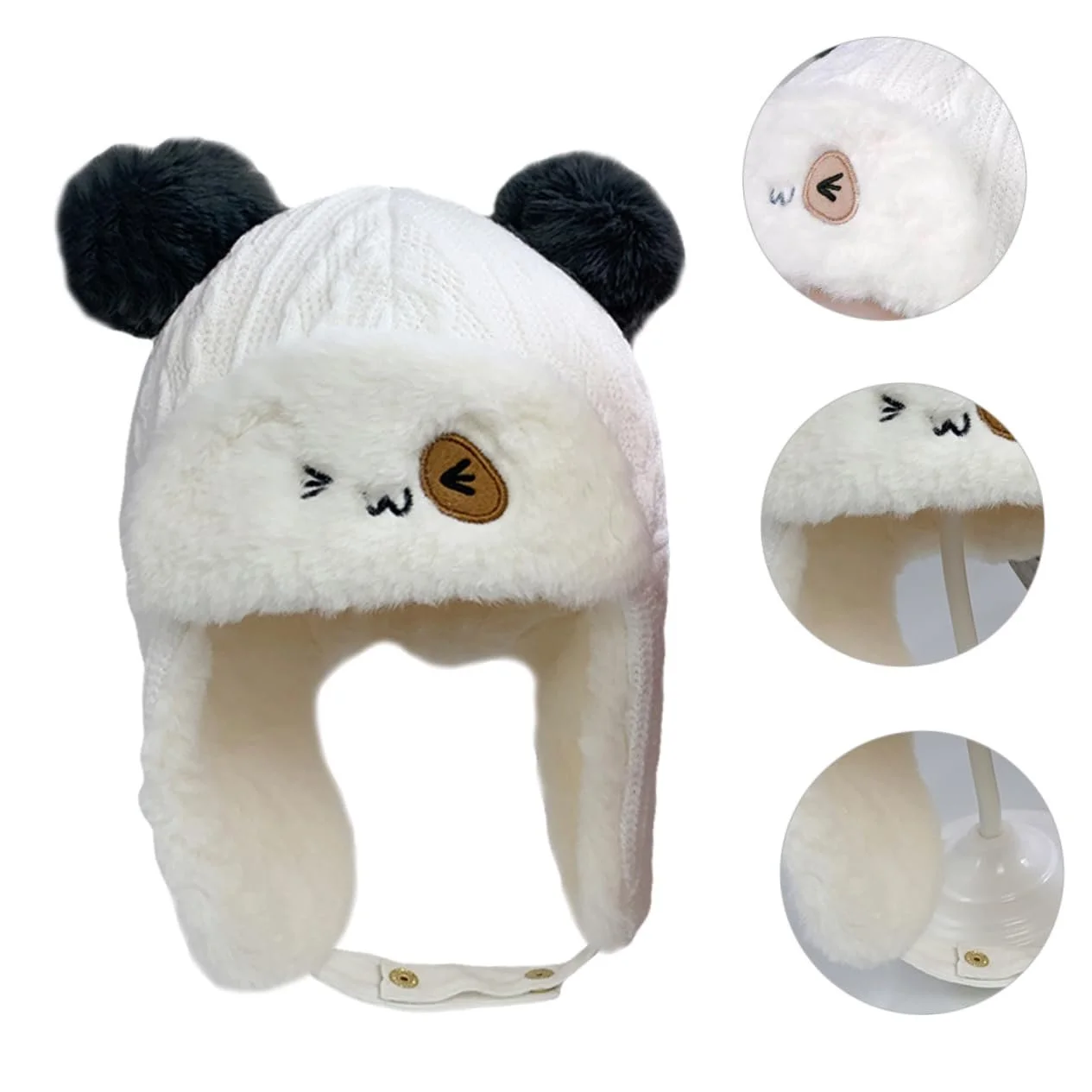 Зимова шапка з вушними клапанами CALLARON, тепла флісова, фото №3 Зимова шапка з вушними клапанами CALLARON, тепла флісова, фото №3