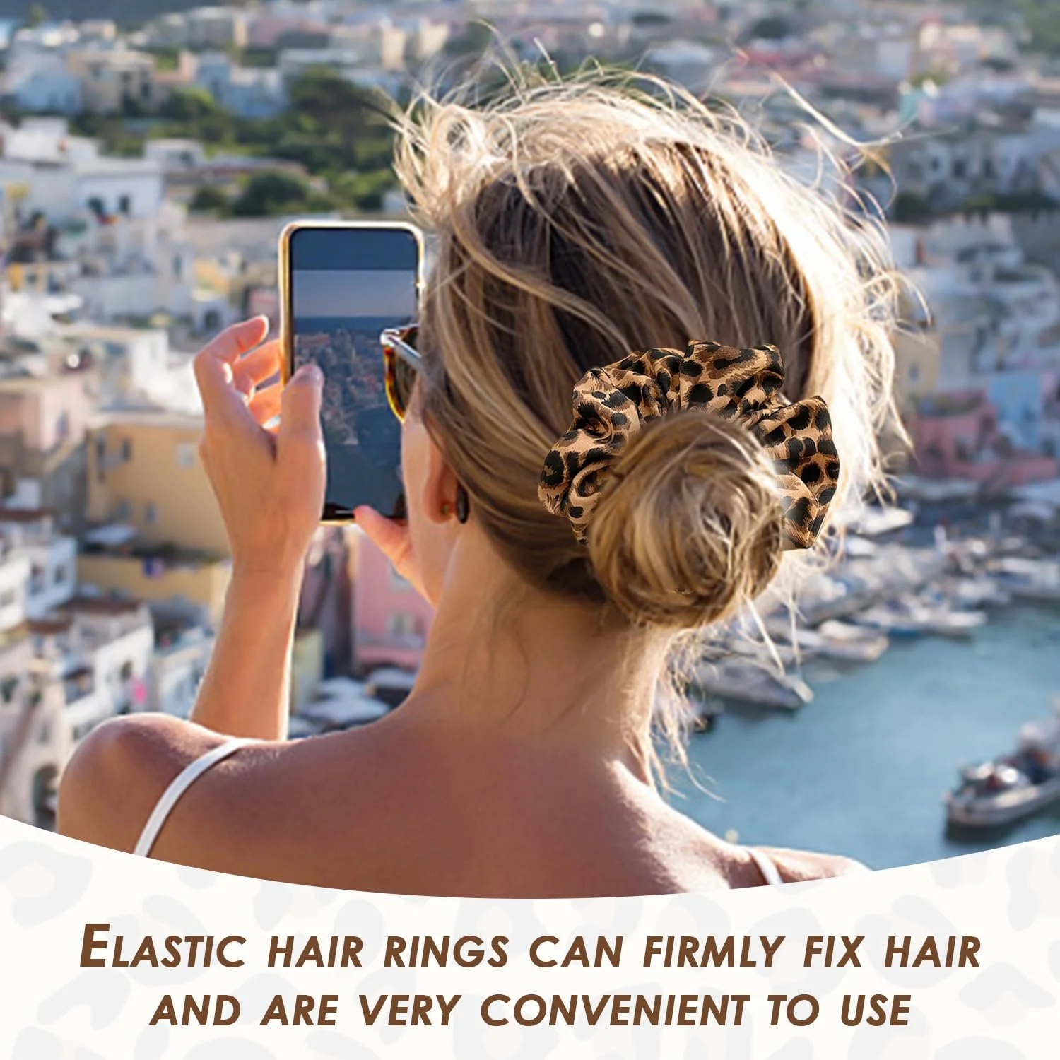 Обруч для волосся Леопардовий принт для жінок, 1шт, фото №6