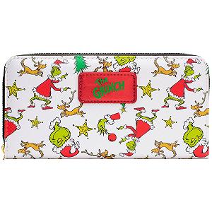Кошелек Grinch Whoville Christmas Party, карман для монет и держатель для карточек, белый, повседневный synthetic.ua - Фото 1