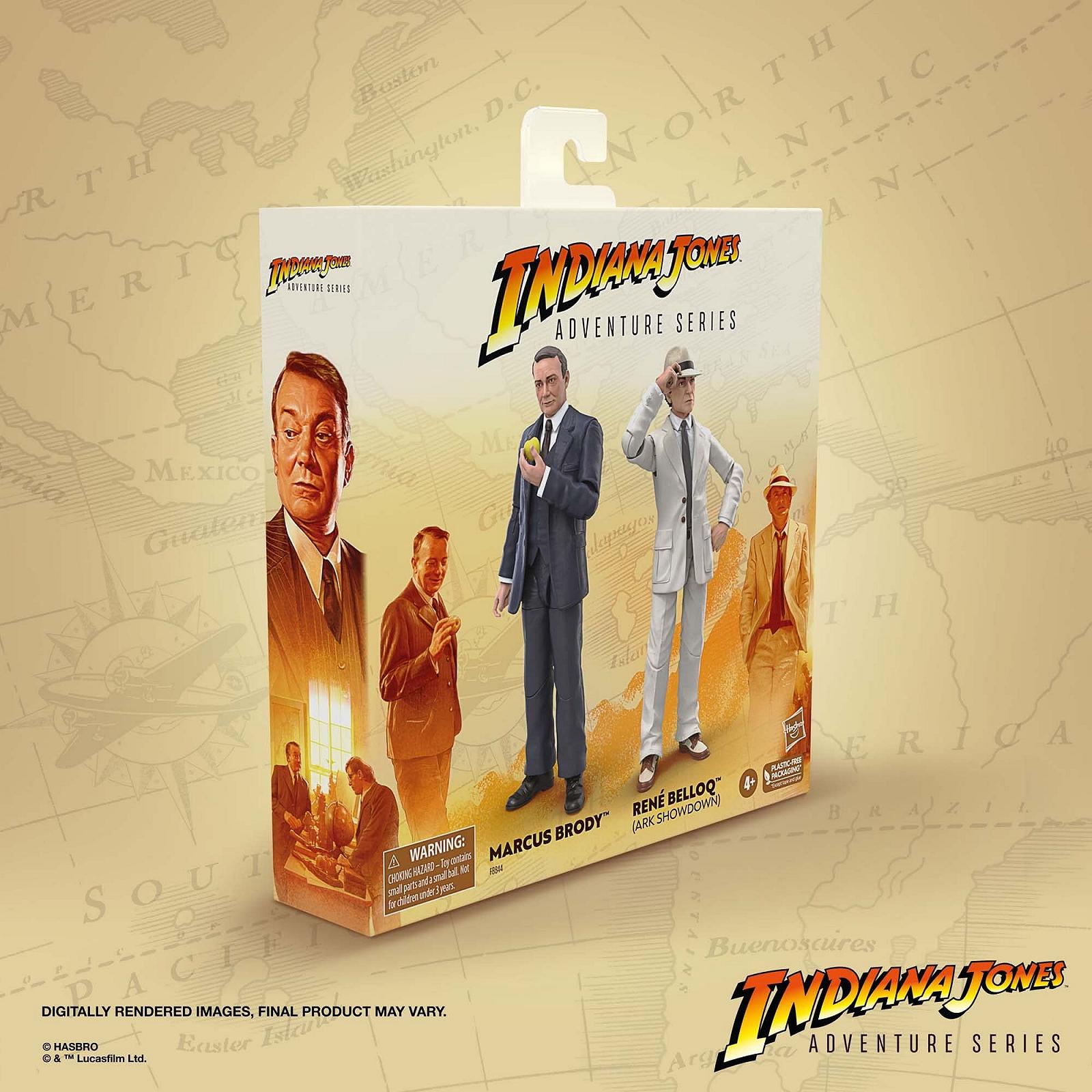 Фигурки Indiana Jones Adventure Series Marcus Brody and René Belloq (Ark Showdown) 15 см, фото №10