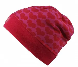 Шапка-бини Maximo Insta Fleece для девочек, красная, 49 - Фото 1