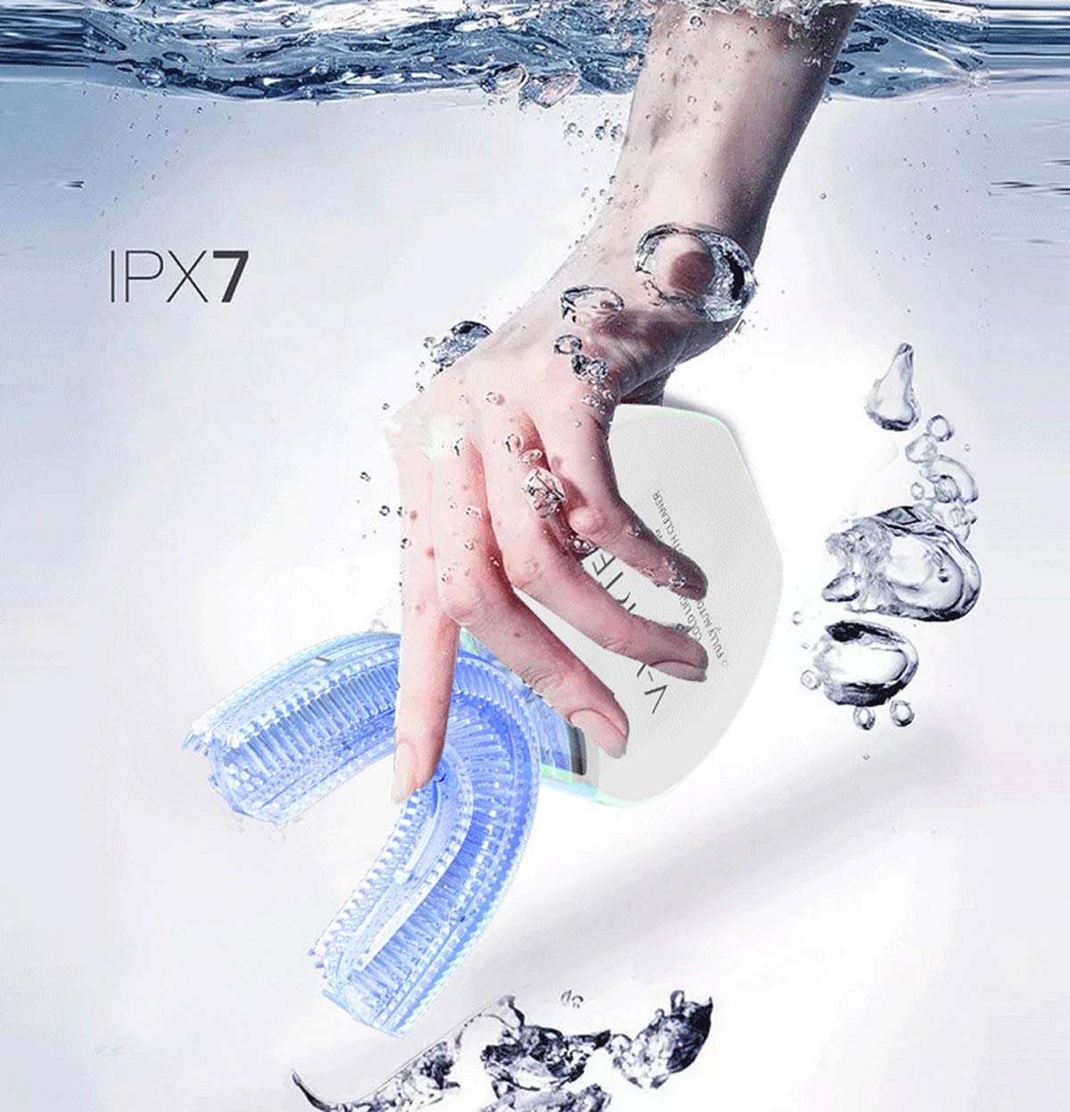 Електрична ультразвукова зубна щітка Автоматична 360° Біла, фото №2