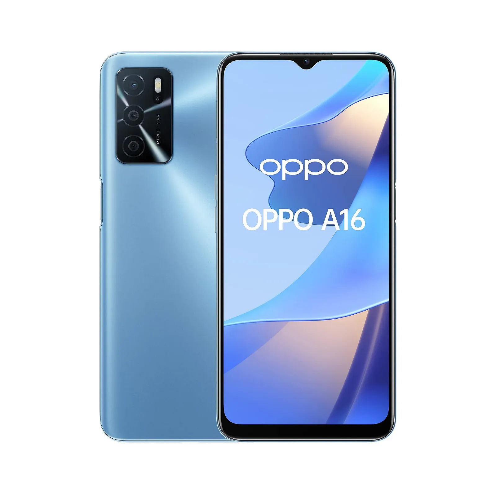Смартфон OPPO A16 Dual SIM 3 GB RAM 32 GB Blue, фото №1 Смартфон OPPO A16 Dual SIM 3 GB RAM 32 GB Blue, фото №1