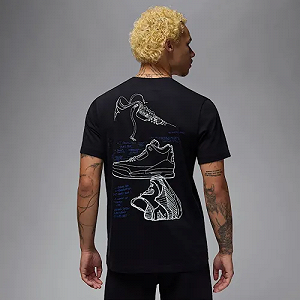 Футболка Jordan M BRAND RARE AJ3 SS CREW L synthetic.ua - Фото 1