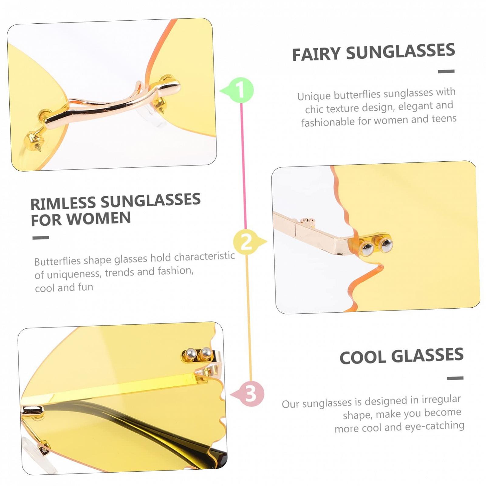 Набір окулярів PACKOVE, 5 шт, модні, для жінок, легкі, зручні, без оправи, фото №7