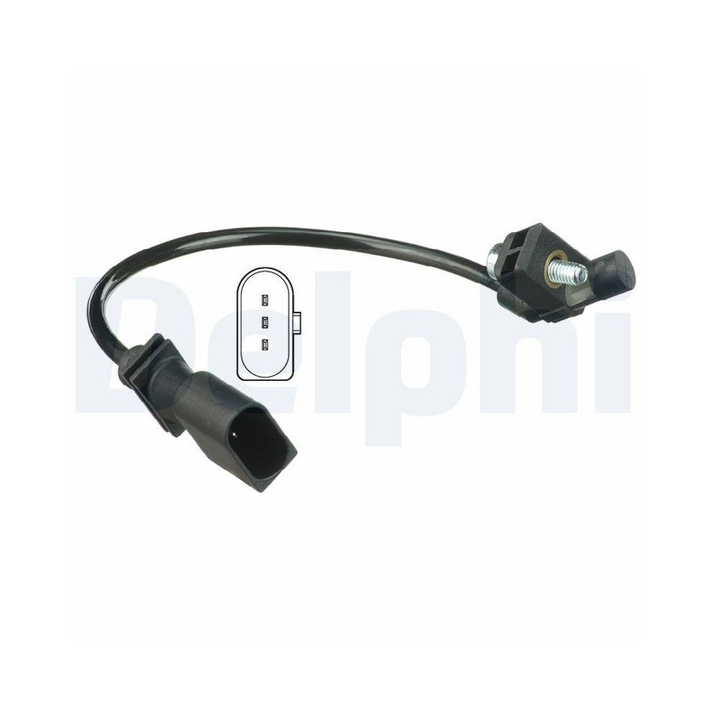 Датчик положения коленвала DELPHI SS11056 для BMW HITACHI, фото №1