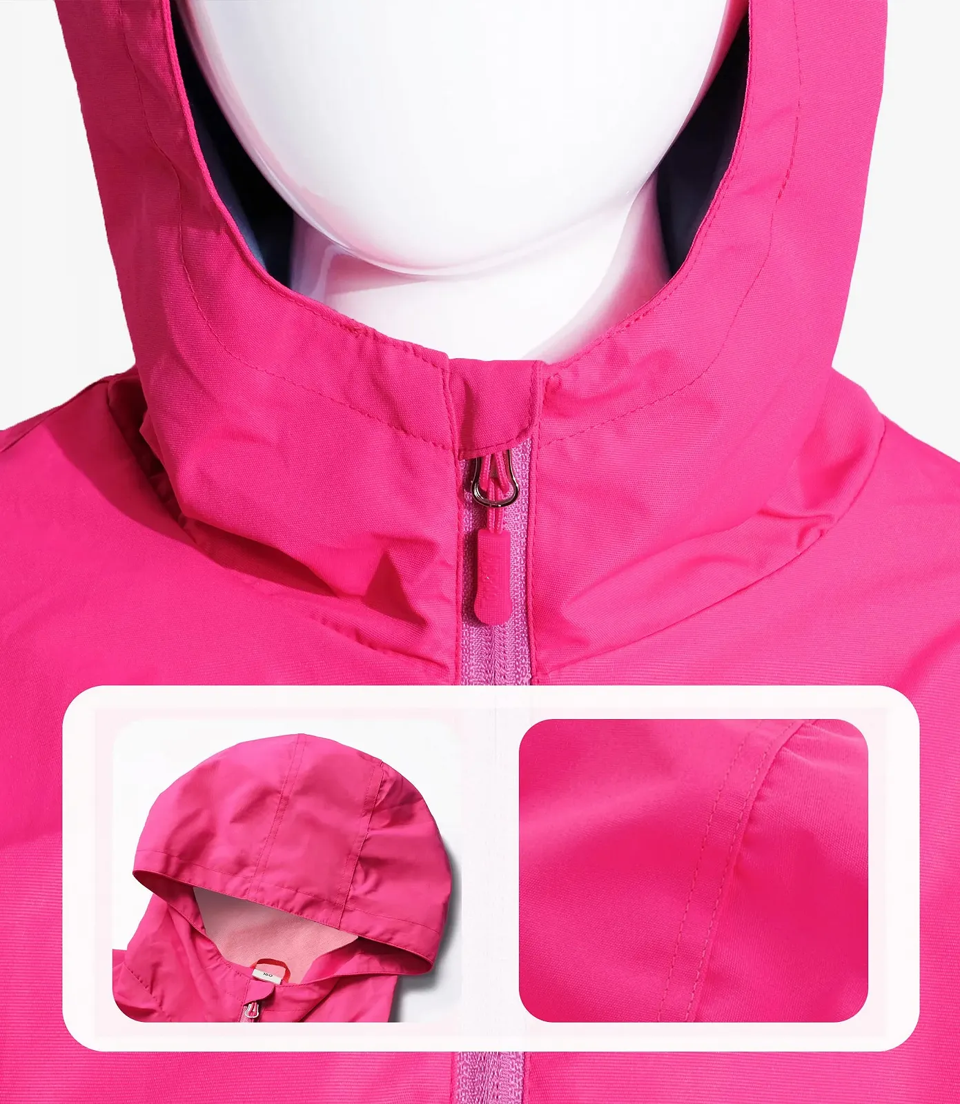 Вітрозахисна та водонепроникна дитяча куртка YoungSoul з кольоровими блоками, фото №6