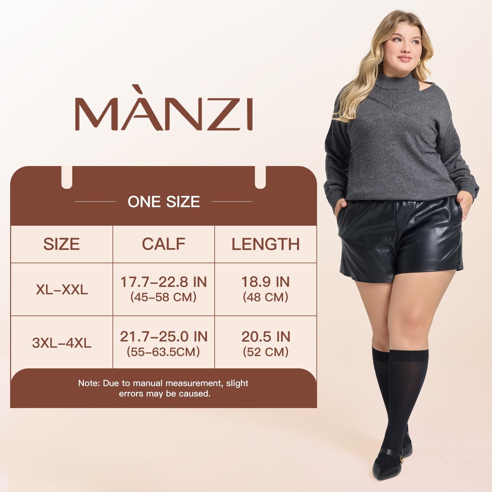 Панчохи MANZI 4 пари, жіночі, 40 ден, напівпрозорі, фото №7