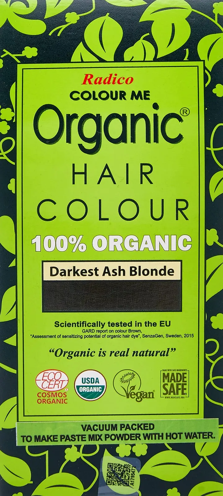 Фарба для волосся Radico Very Dark Ash Blonde 100 г, фото №1