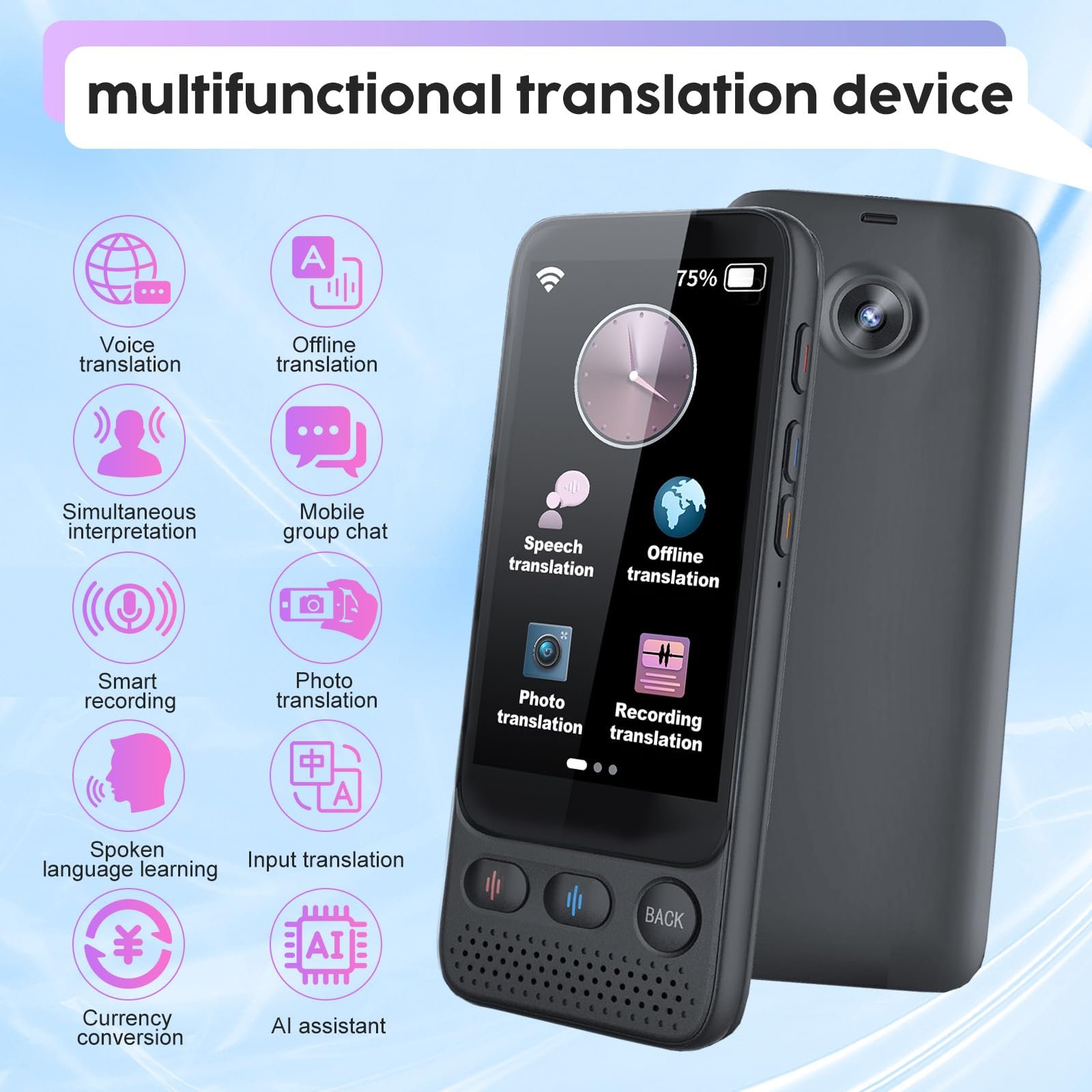 Пристрій для перекладу голосу, пристрій для перекладу голосу з голосовим виводом, фото №8