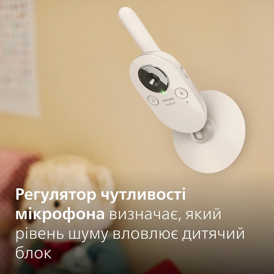 Цифровая видеоняня Philips Avent SCD891/26 Premium / 3.5" LCD / 4x Zoom / Датчик температуры / до 12 часов, фото №9 Цифровая видеоняня Philips Avent SCD891/26 Premium / 3.5" LCD / 4x Zoom / Датчик температуры / до 12 часов, фото №9