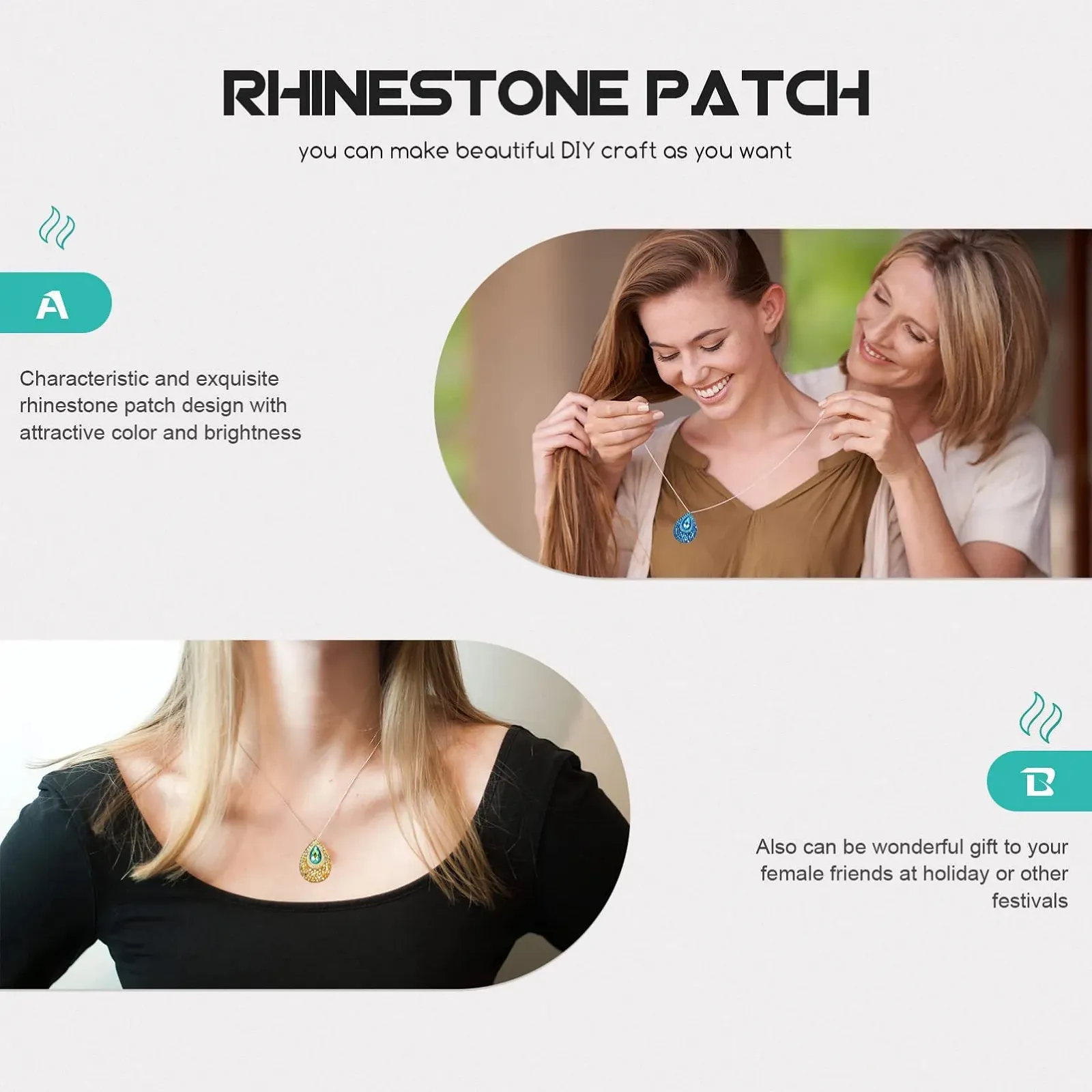 Стрази Крапля води EXCEART 300 шт., фото №9