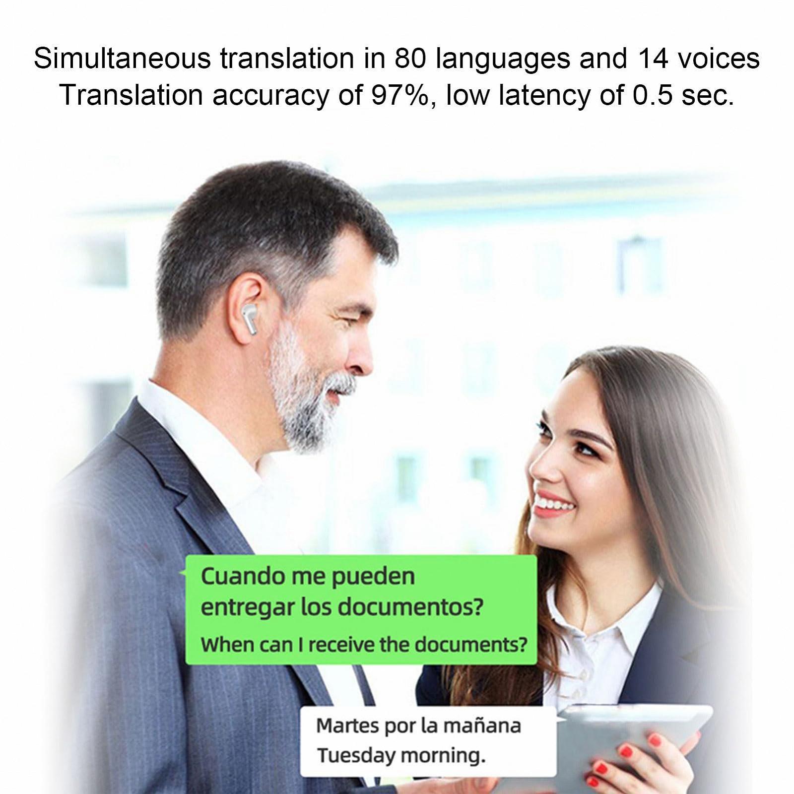 Навушники для перекладу Bluetooth з додатком, фото №3