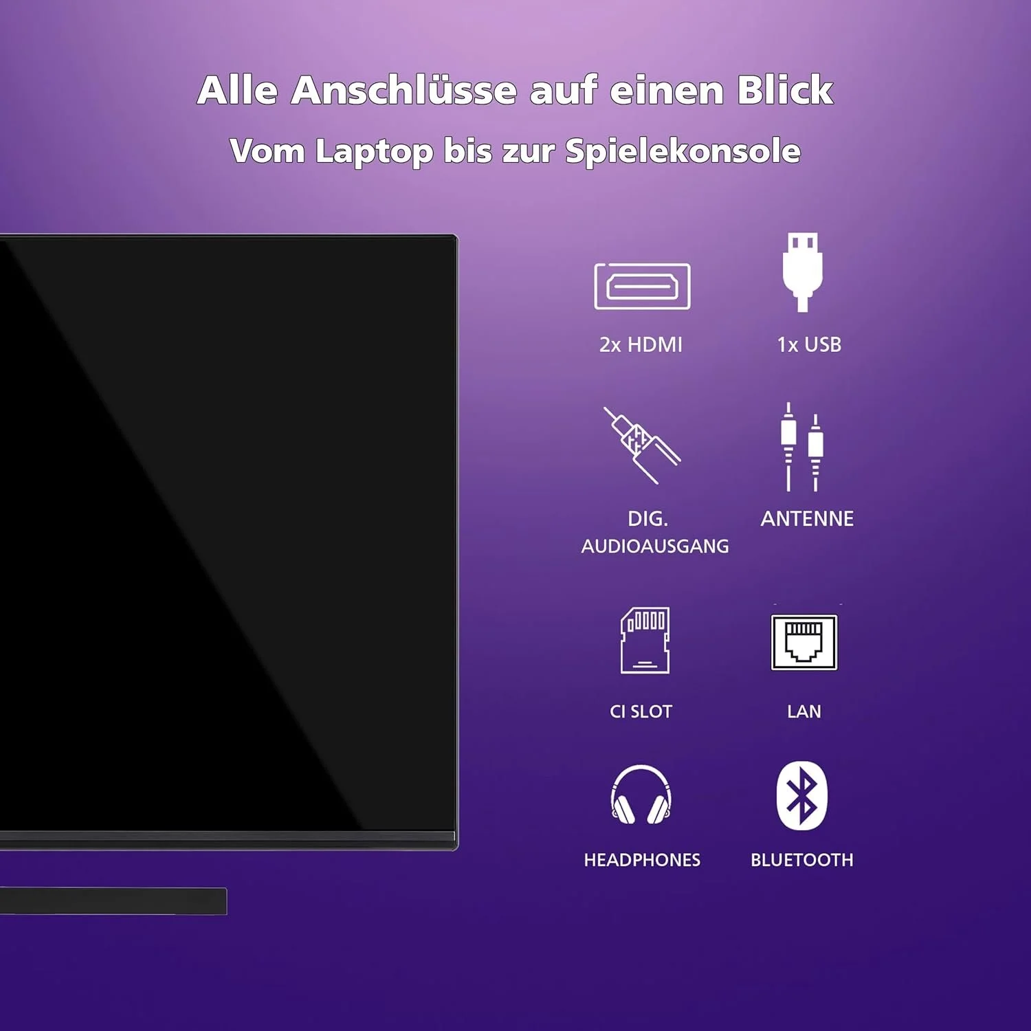 Телевизор 40" JVC LT-40VQF545A / Full HD / 60 Гц / QLED / Smart TV / Wi-Fi / Bluetooth / T2, фото №3 Телевизор 40" JVC LT-40VQF545A / Full HD / 60 Гц / QLED / Smart TV / Wi-Fi / Bluetooth / T2, фото №3