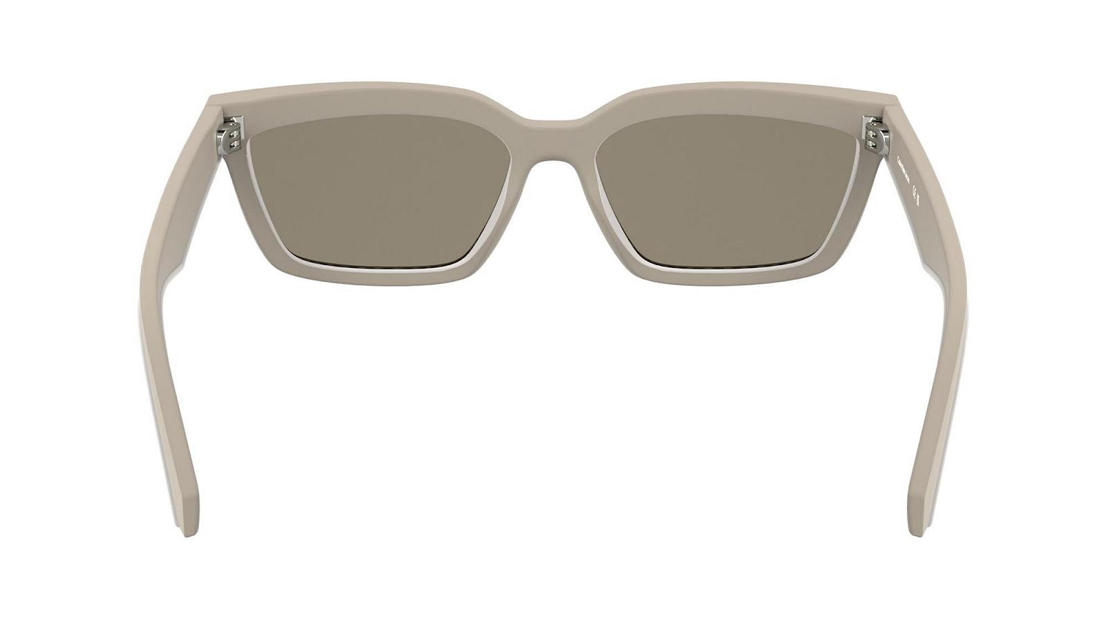 Сонцезахисні окуляри CALVIN KLEIN Jeans CKJ25604S Жіночі Матовий рум'янець з суцільною нюдовою лінзою, фото №5