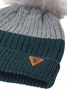 Вязаная Шапка для Мальчиков Vertbaudet Двухцветная synthetic.ua - Фото 1