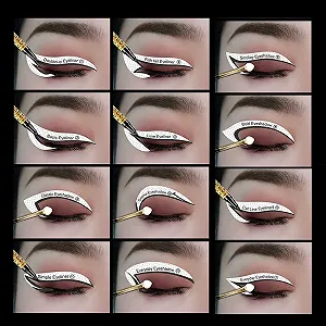 Набір трафаретів для макіяжу очей ikasus. synthetic.ua - Фото 1