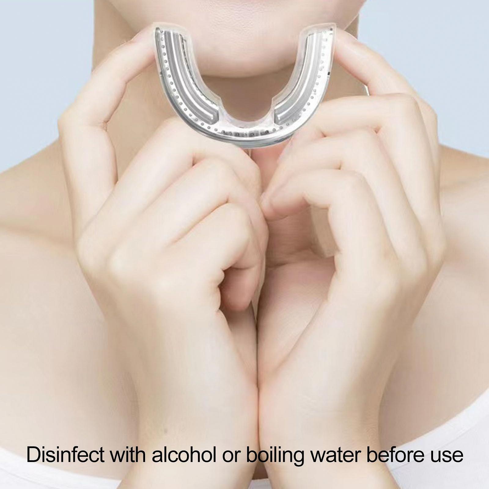 Капа від хропіння Силіконова протихропінна ортопедична модель для покращення дихання Білий, фото №6