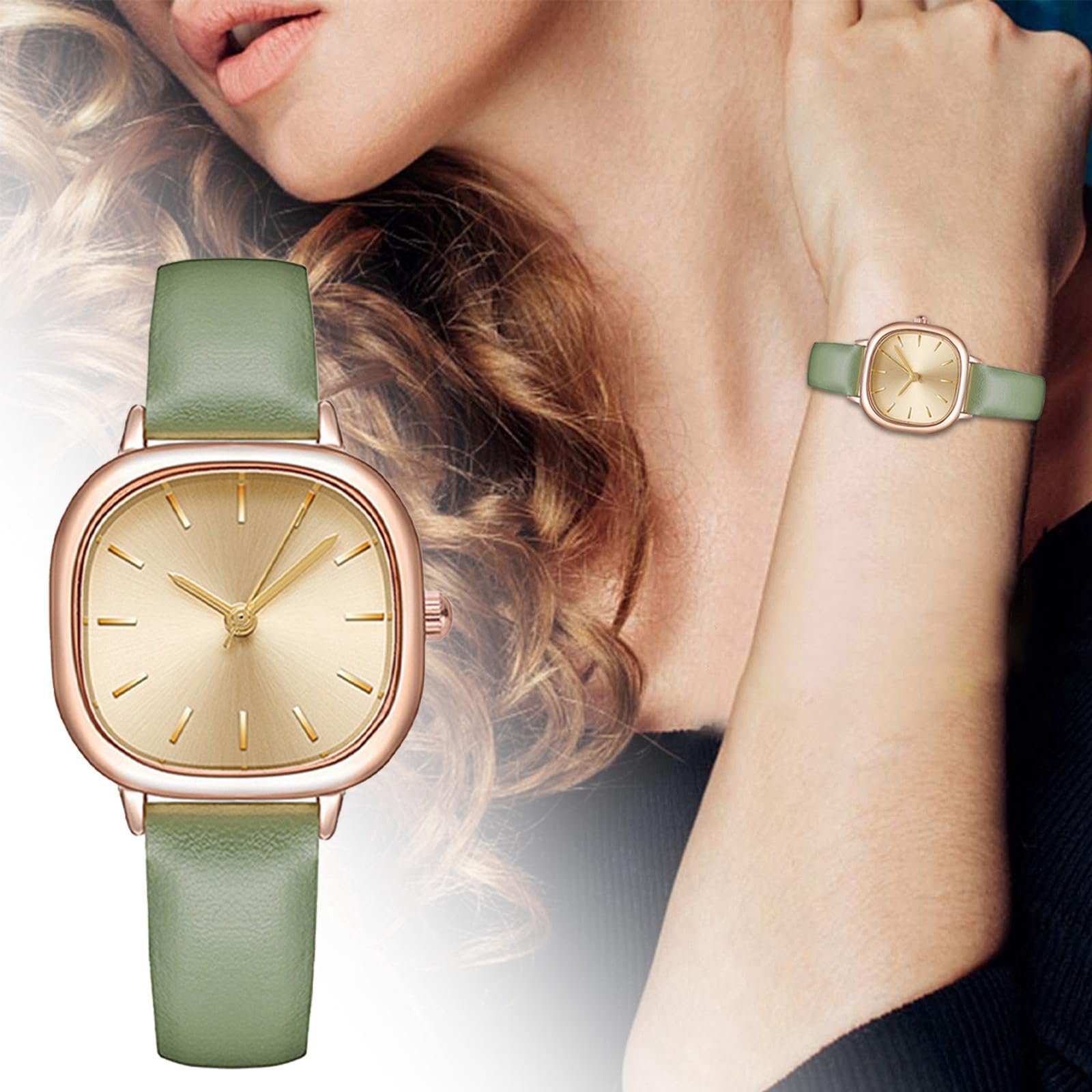 Женские часы Generisch Модные женские часы, красивые и компактные, повседневные и стильные, элегантные женские часы, кожаный ремешок, аналоговый кварц, фото №3 Женские часы Generisch Модные женские часы, красивые и компактные, повседневные и стильные, элегантные женские часы, кожаный ремешок, аналоговый кварц, фото №3