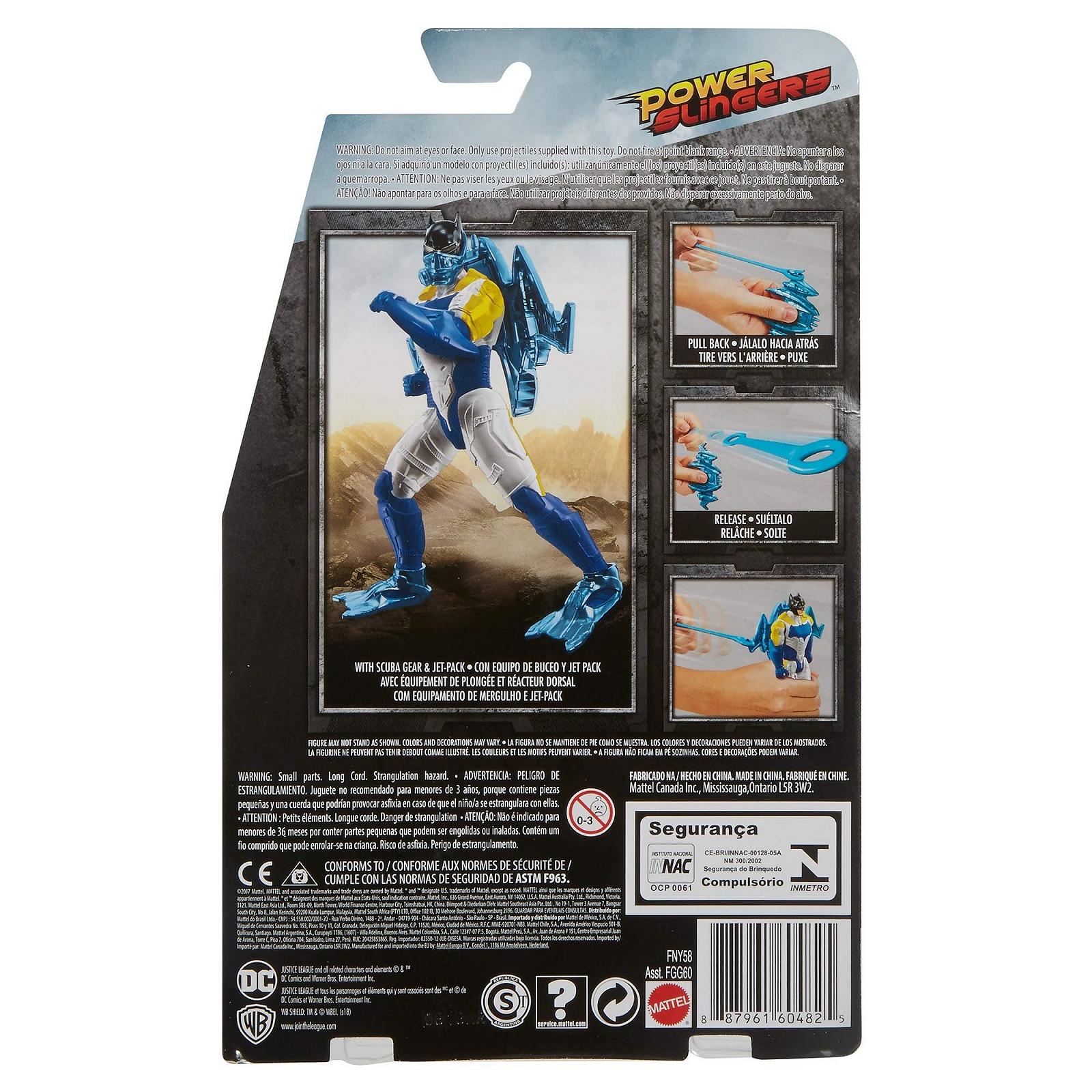 Фигурка Бэтмен Justice League FNY58 Power Slingers, Multi-Colour, фото №5