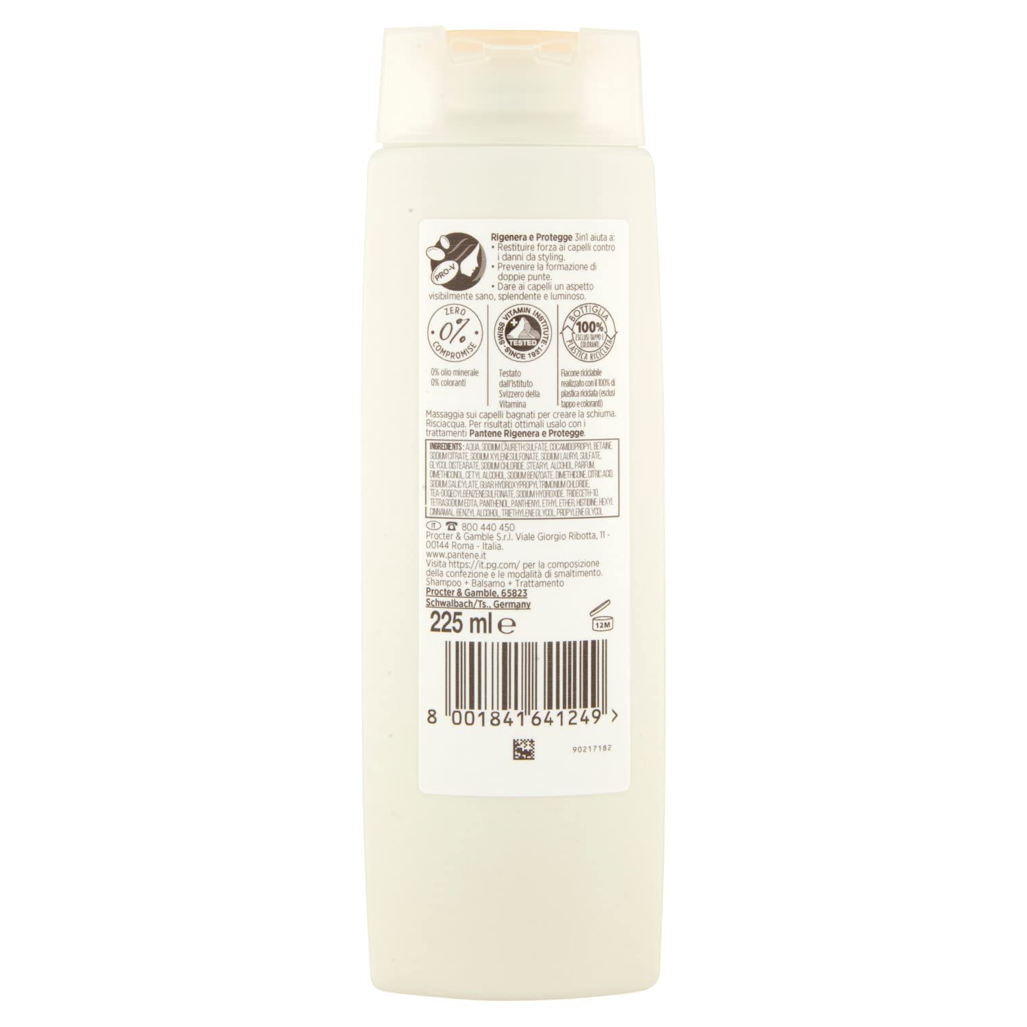 Шампунь + Бальзам + Догляд 3 в 1 Pantene Pro-V Відновлює та Захищає 225мл, фото №3