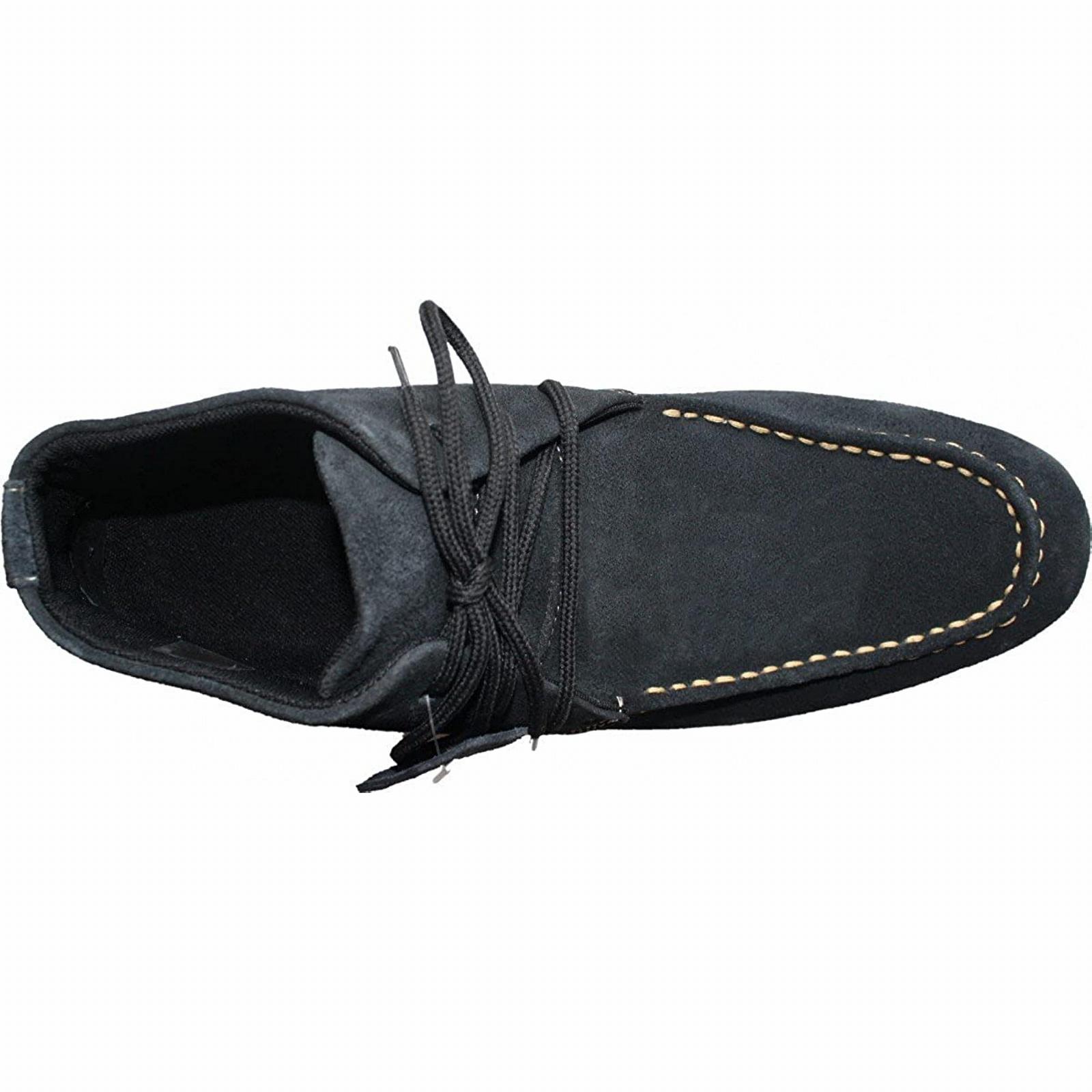 Ботинки German Wear Desert Кожаные Замшевые Шнуровка Синий, Бежевый, Коричневый и Черный, фото №3