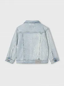 Джинсова куртка Trucker Mayoral Bleach для хлопчиків synthetic.ua - Фото 1